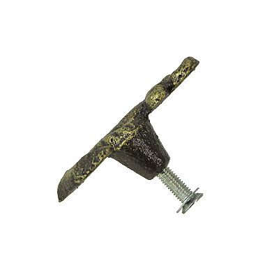 Bronze Cast Iron Ship Anchor Drawer Pull Decorative Cabinet Knob Set of 6