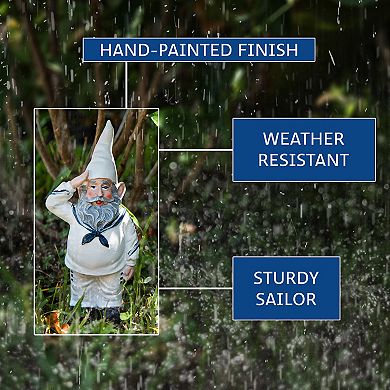 8 inch Shipmate Sal United States Navy Military Gnome Small Home Statue Figurine