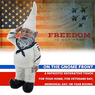 8 inch Shipmate Sal United States Navy Military Gnome Small Home Statue Figurine