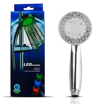 iMounTEK LED Shower Head Handheld Color-Changing Automatically Hydropower