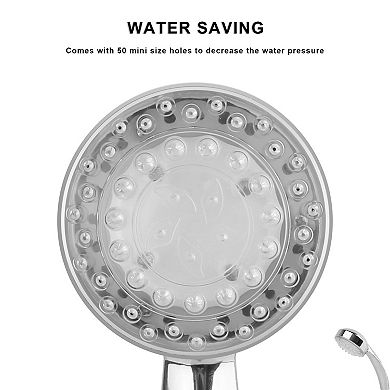 iMounTEK LED Shower Head Handheld Color-Changing Automatically Hydropower