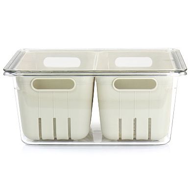 4 Piece Mini Basket Fresh Keeper Container Set