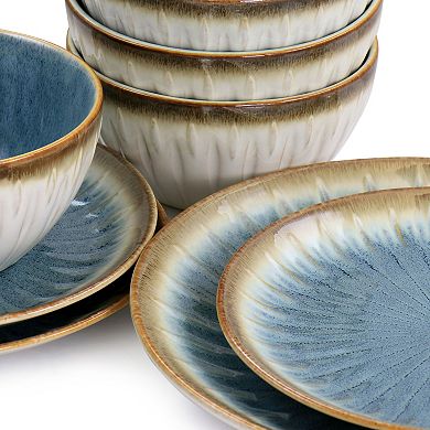 12 Piece Stoneware Dinnerware Set