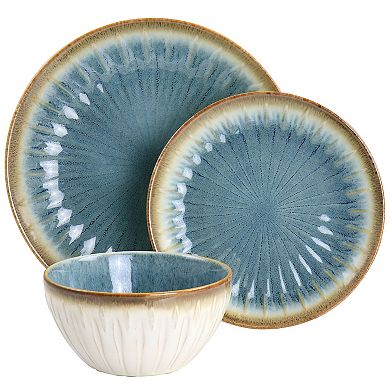 12 Piece Stoneware Dinnerware Set