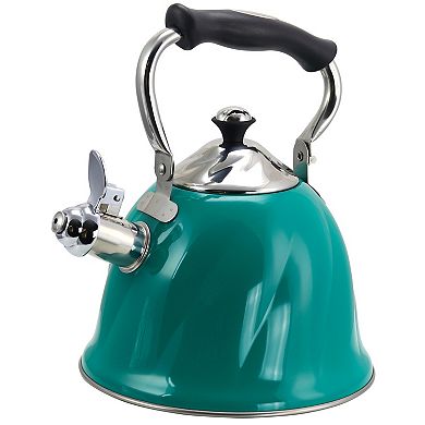 Tea Kettle with Lid in Emerald Green