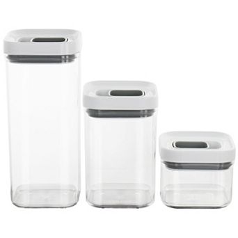 3 pc Acrylic Storage Container Set