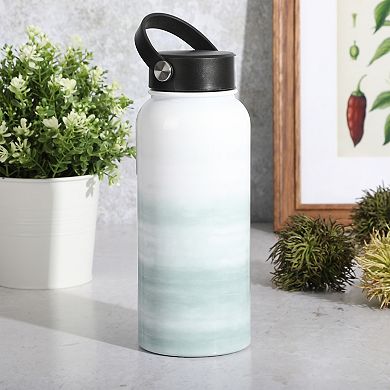 30 Ounce Stainless Steel Double Wall Thermal Bottle With Lid