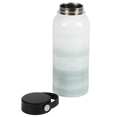 30 Ounce Stainless Steel Double Wall Thermal Bottle With Lid