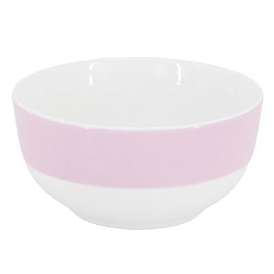 12 Piece Banded Fine Ceramic Dinnerware Set