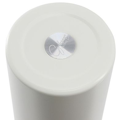 38oz Stainless Steel Thermal Bottle with Lid in Cream