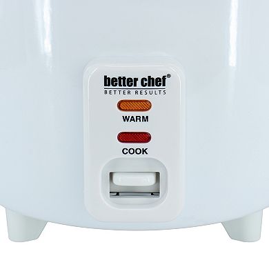 Better Chef 3 Cup Automatic Rice Cooker in White