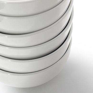 Elama Professional Kitchen 12 Piece Porcelain Bowl Set in White