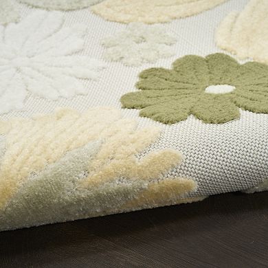 Nourison Aloha Floral Bloom Indoor / Outdoor Area Rug