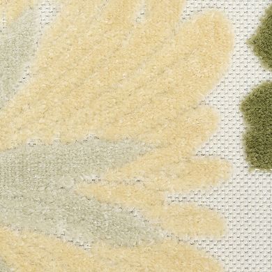 Nourison Aloha Floral Bloom Indoor / Outdoor Area Rug