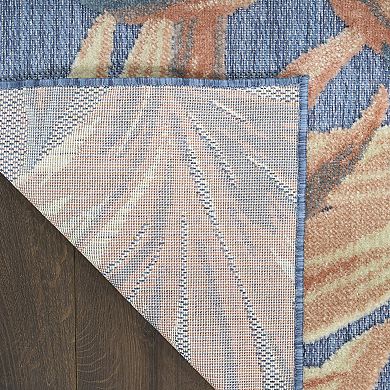 Nourison Aloha Tropical Palm Paradise Indoor / Outdoor Area Rug