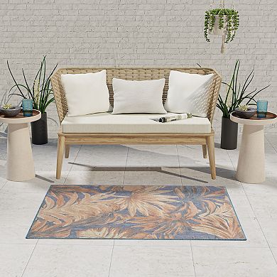 Nourison Aloha Tropical Palm Paradise Indoor / Outdoor Area Rug