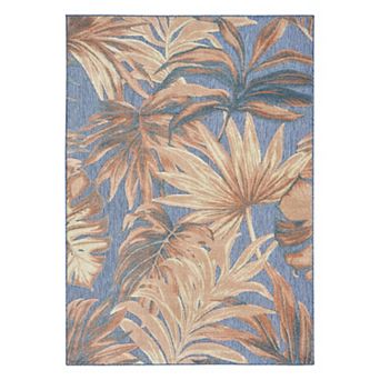 Nourison Aloha Tropical Palm Paradise Indoor / Outdoor Area Rug