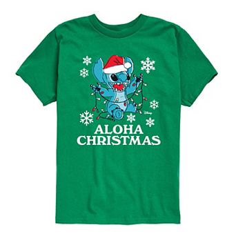 Boys 8-20 Disney's Lilo & Stitch Aloha Christmas Graphic Tee