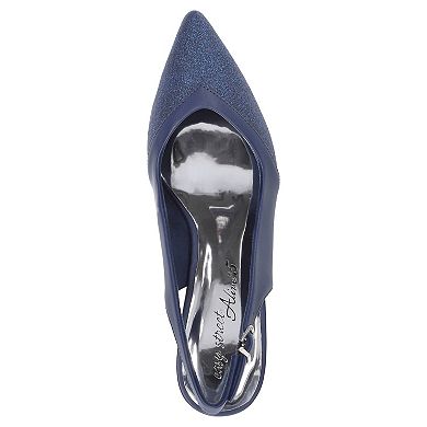 Easy Street Vivid Women's Slingback Pointed Toe Pumps