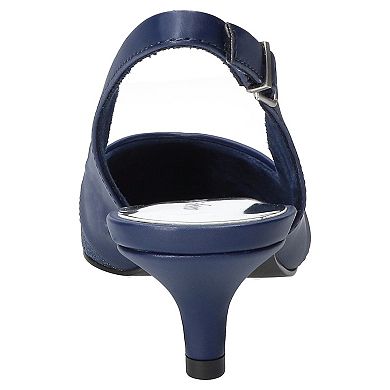 Easy Street Vivid Women's Slingback Pointed Toe Pumps