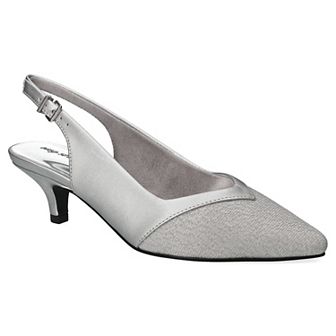 Easy Street Vivid Women's Slingback Pointed Toe Pumps