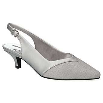 Easy Street Vivid Women's Slingback Pointed Toe Pumps