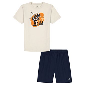 Boys 8-16 Under Armour Trout Graphic T-Shirt & Shorts Set