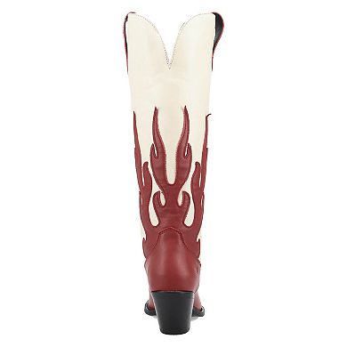 Dingo Burnin' Love Women's Leather Knee-High Boots
