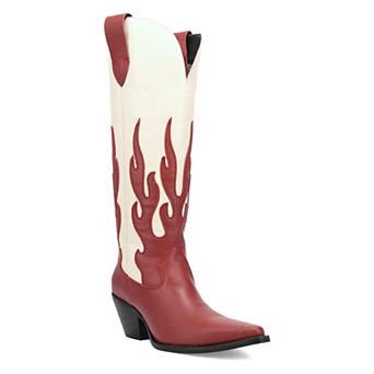 Dingo Burnin' Love Women's Leather Knee-High Boots