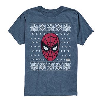 Boys 8-20 Marvel Spider-Man Ugly Christmas Sweater Graphic Tee