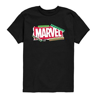 Boys 8-20 Marvel Logo Christmas Graphic Tee