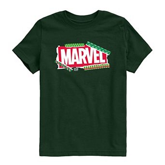 Boys 8-20 Marvel Logo Christmas Graphic Tee