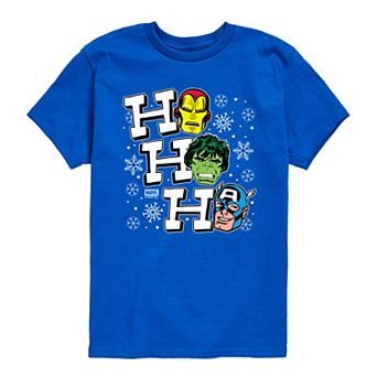 Boys 8-20 Marvel Ho Ho Ho Graphic Tee