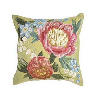 Liora Manne Marina Secret Garden Indoor / Outdoor Throw Pillow