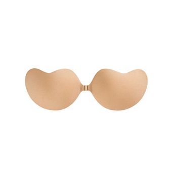 Women's Strapless Push Up Nipple Covers Invisible Backless Silicone Reusable Adhesive Clasp Bras