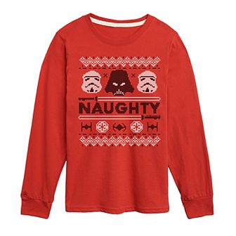 Boys 8-20 Star Wars Naughty Empire Graphic Long Sleeve Graphic Tee