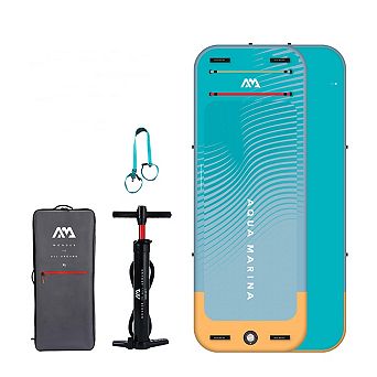 Aqua Marina Peace (Summer Vacation) - Inflatable Fitness Mat, 2.5m/15cm, with carry strap