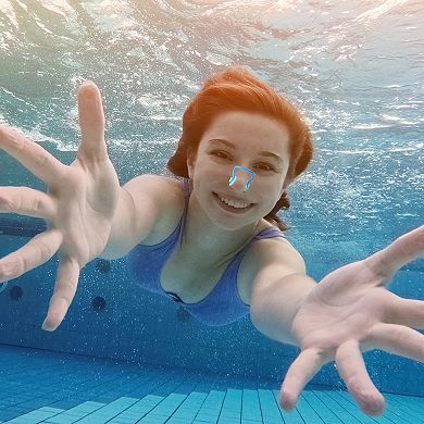 Anti-slip Swimming Nose Clips 5 Pcs Yellow, Orange, Blue White, Pink, Lake Blue