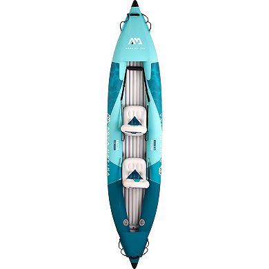 Aqua Marina 13'6" Betta-412 Blue Recreational Kayak with Paddle Set