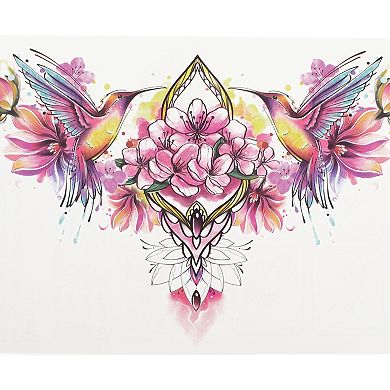 Realistic Temporary Tattoo Collarbone Fake Tattoos 2Pcs