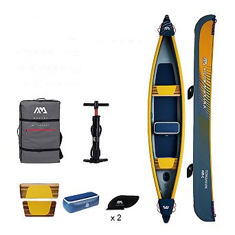 Aqua Marina 15'8" Tomahawk AIR-C High Pressure Speed Canoe 2/3-person. DWF Deck. (paddle excluded)
