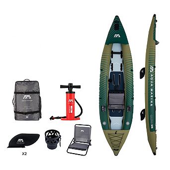 Aqua Marina 13' 1" Caliber Angling Kayak, 1/2-Person, DWF Deck, 396 Lb Capacity