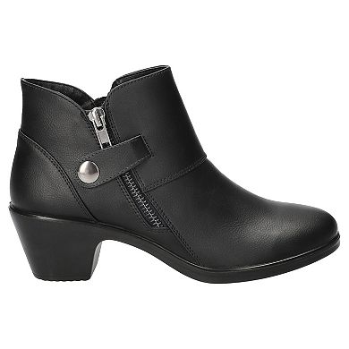 Easy Street Women's Block Heel Ankle Boots