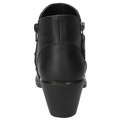 Easy Street Women's Block Heel Ankle Boots