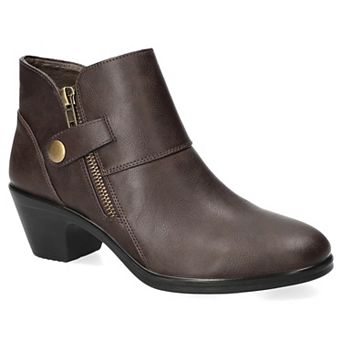 Easy Street Women's Block Heel Ankle Boots
