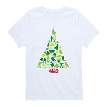 Boys 8-20 Star Wars Christmas Tree Silhouette Graphic Tee