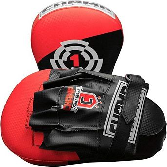 Curved Target Punching Mitts Lightweight ToughTek with Wrist Support & Sweat Resistance for MMA