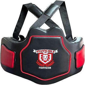 Amber Fight Gear Heavy-Duty Black Body Protector Boxing, MMA & Kickboxing Training