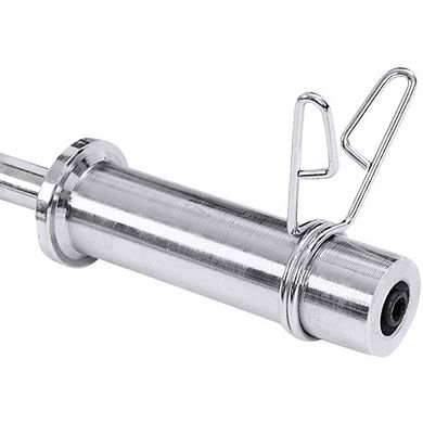 Heavy Duty 20" Olympic Dumbbell Handles, Solid Steel Pair for Full-Body Home Workouts