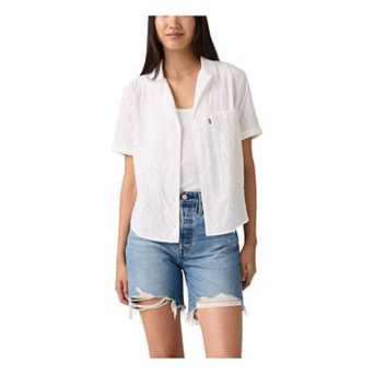 Women's Levi's® Short Sleeve Camp Shirt